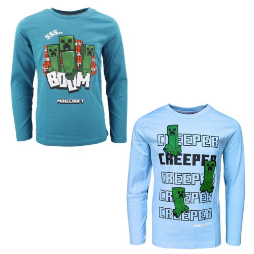 Minecraft children's long-sleeve shirt, top 6-12 years