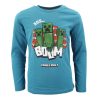 Minecraft Creeper children's long-sleeve shirt, top 6-12 years