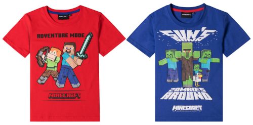 Minecraft children's short shirt, top 6-12 years