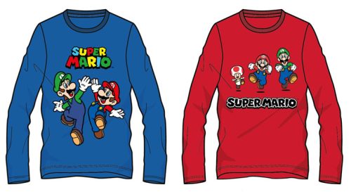 Super Mario Toad children's long sleeve shirt, top 4-10 years