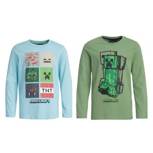 Minecraft Blockbuster children's long sleeve t-shirt, top 6-12 years