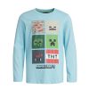 Minecraft Blockbuster children's long sleeve t-shirt, top 6-12 years