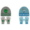 Minecraft Build children's hat + glove set 54-56 cm