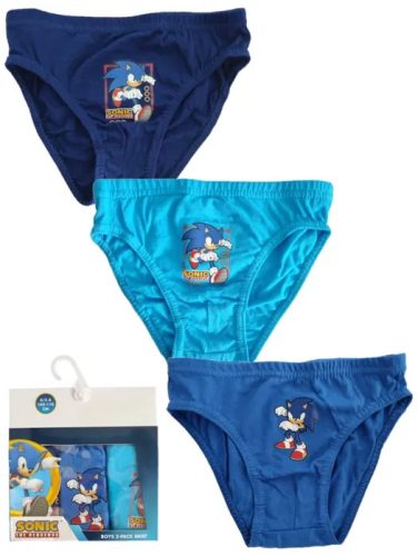 Sonic the Hedgehog children's underwear, 3 pack of briefs