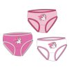 Unicorn Princess children's underwear, panties 3 pieces/pack