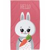 Bunny Hello hand towel Face Cloth, towel 30x50cm