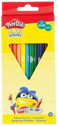 Play-Doh Art triangular colored pencils, 12 pcs