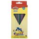 Play-Doh Art Metallic, triangular colored pencil set of 12