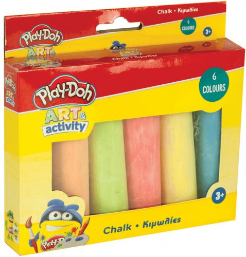 Play-Doh Art colored jumbo chalk 6-piece