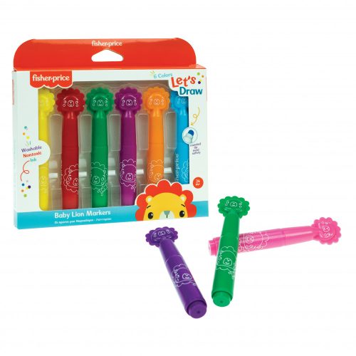 Fisher-Price Let's Draw washable markers set of 6