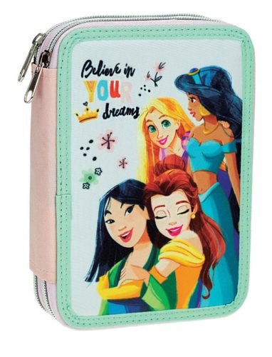 Disney Princess Made of Magic filled 2-tier pencil case