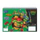 Teenage Mutant Ninja Turtles Power A/4 spiral sketchbook, 30 sheets