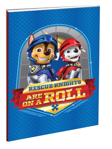 Paw Patrol Knights B/5 lined notebook, 40 sheets