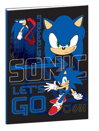 Sonic the Hedgehog Go Fast Sonic the Hedgehog B/5 Lined Notebook 40 pages