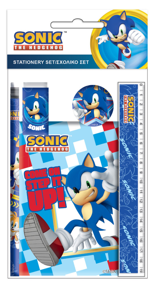 Sonic the Hedgehog Stationery Set of 5 - Javoli Disney Online Store 