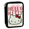 Hello Kitty Heart pencil case filled 2 layers