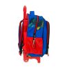 Spiderman Blue rolling preschool backpack, bag 30 cm