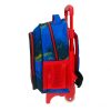 Spiderman Blue rolling preschool backpack, bag 30 cm