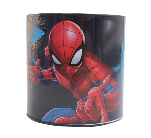 Spiderman Splotch metal pencil holder 10.5 cm