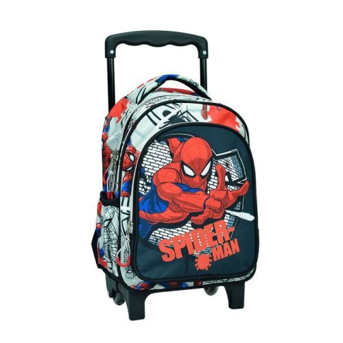 Spiderman Wall rolling preschool backpack, bag 30 cm