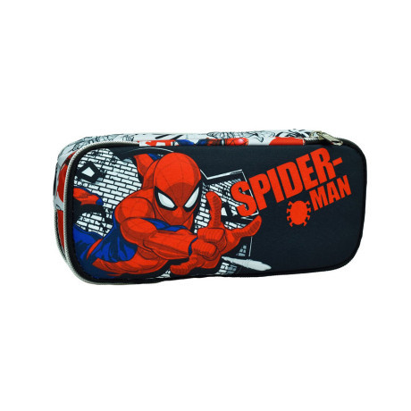 Spiderman Wall Double-deck pencil case 26 cm