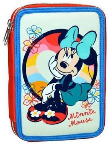 Disney Minnie  Boho filled 2-tier pencil case