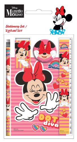 Disney Minnie  Wink stationery set 5 pcs