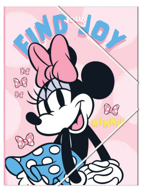 Disney Minnie  Joy A/4 rubber band folder