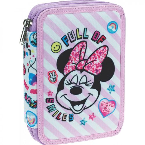 Disney Minnie  Smiles filled pencil case, 2 layers