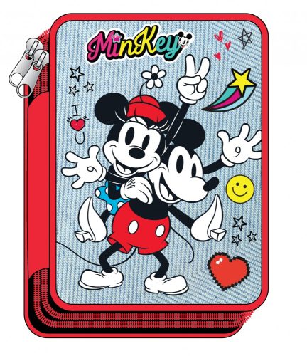 Disney Minnie  Minkey 2-tier filled pencil case