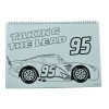 Disney Cars Lightning A/4 spiral sketchbook with 40 pages and stickers