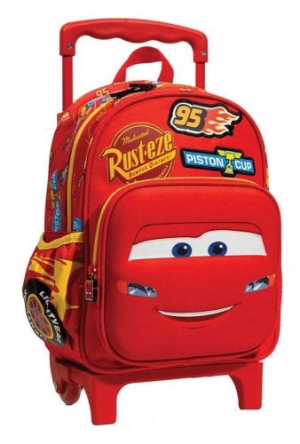 Disney Cars Piston Cup rolling kindergarten backpack, bag 30 cm