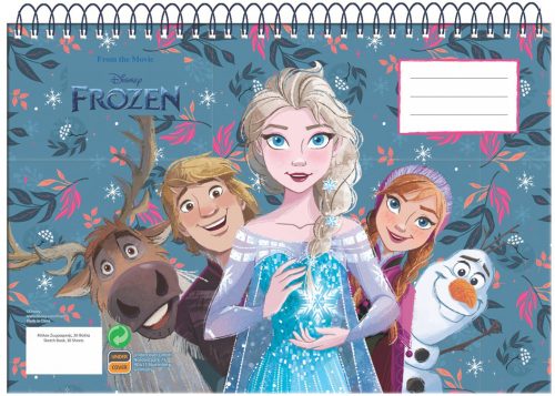 Disney Frozen Explore A/4 spiral sketchbook 30 sheets