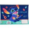 Disney Lilo and Stitch Chillin' A/4 spiral sketchbook, 40 sheets with stickers