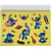 Disney Lilo and Stitch Chillin' A/4 spiral sketchbook, 40 sheets with stickers