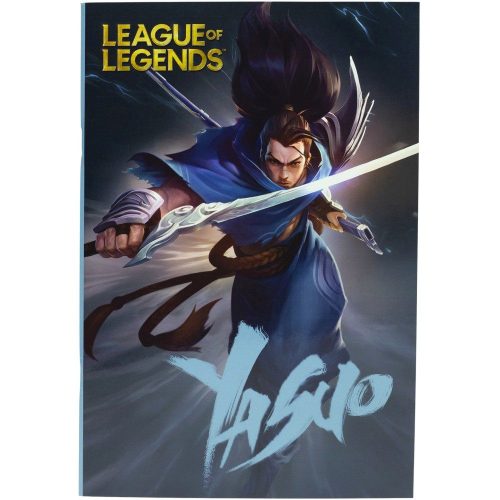 League of Legends Yasuo B/5 lined notebook, 40 pages