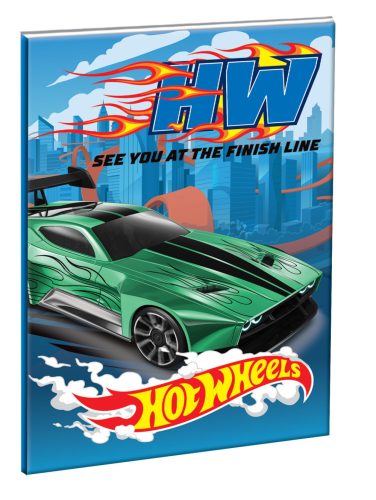 Hot Wheels Race B/5 Lined Notebook 40 Sheets