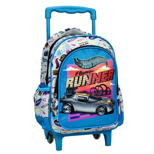 Hot Wheels Runner rolling kindergarten backpack, bag 30 cm