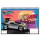 Hot Wheels Flame Runner A4 spiral sketchbook, 30 sheets