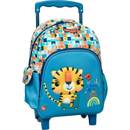 Fisher-Price Animals Tiger rolling kindergarten backpack, bag 30 cm