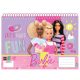 Barbie Happy Thoughts A/4 spiral sketchbook, 30 sheets