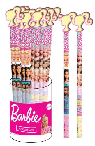 Barbie Happy Thoughts HB graphite pencil with eraser tip