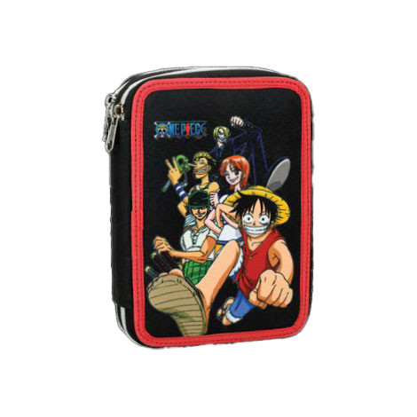 One Piece Fleet filled 2-tier pencil case