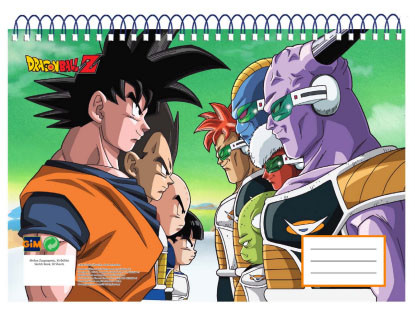 Dragon Ball Namek A/4 spiral sketchbook, 30 sheets