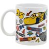 Disney Cars Stickers porcelain mug 325 ml in Gift Box