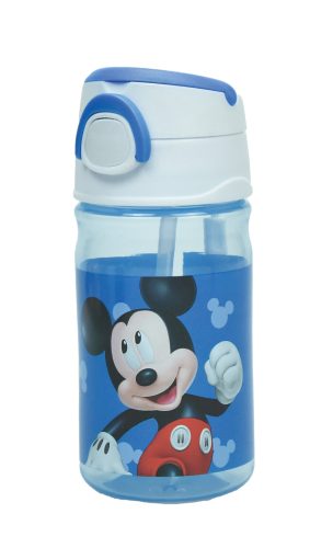 Disney Mickey  Blue plastic bottle with hook 350 ml