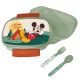 Disney Mickey  Nature sandwich box + cutlery set