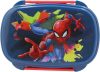 Spiderman Splotch sandwich box + cutlery set