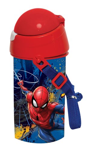 Spiderman Dark bottle, sports bottle 500 ml