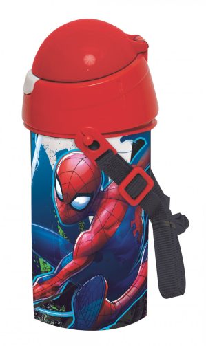 Spiderman Dark water bottle, sports bottle 500 ml